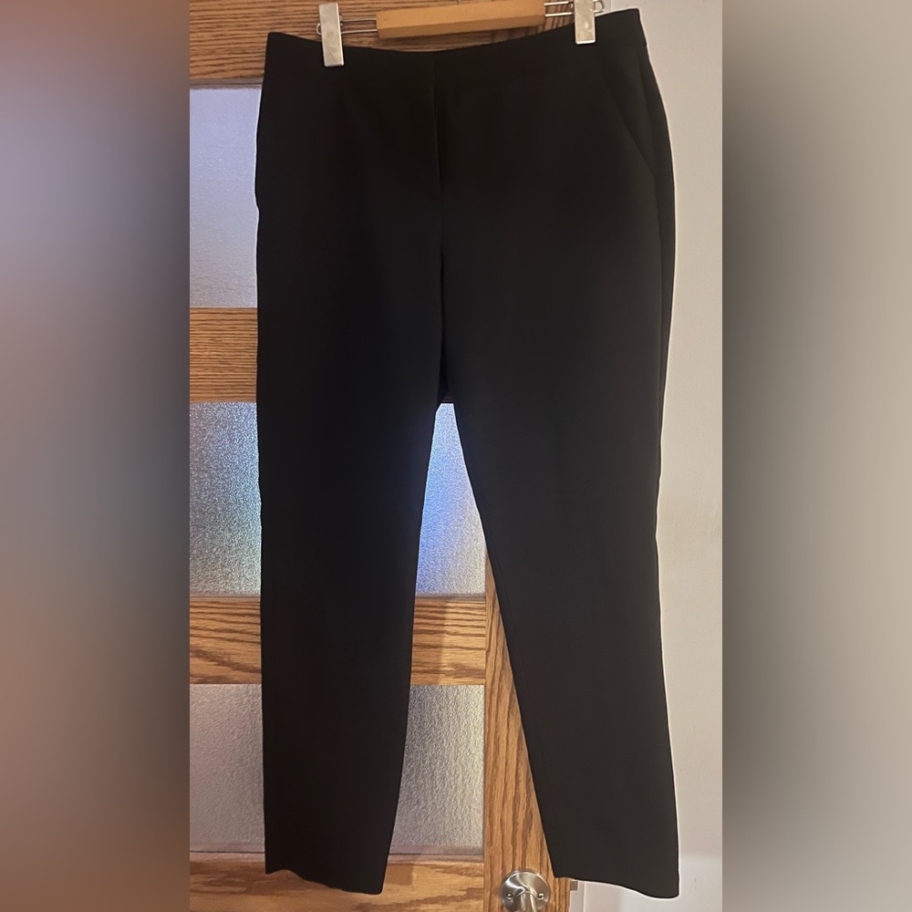 Express Size 8 Long Black Columnist Pant